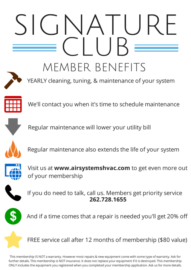 Signature Club Member Benefits