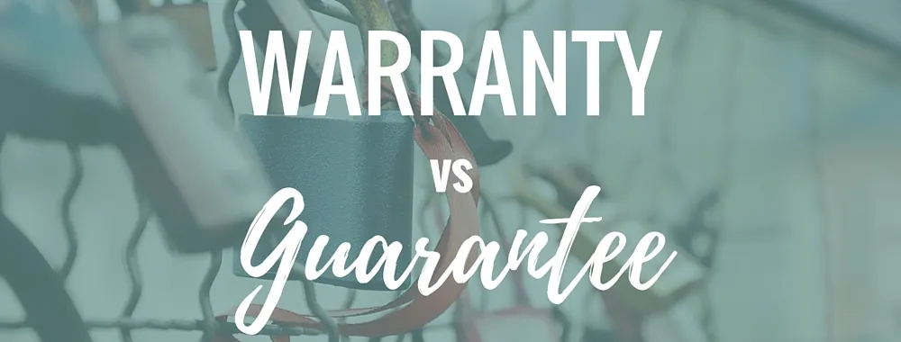 Warranty Vs Guarantee - Air Systems Inc